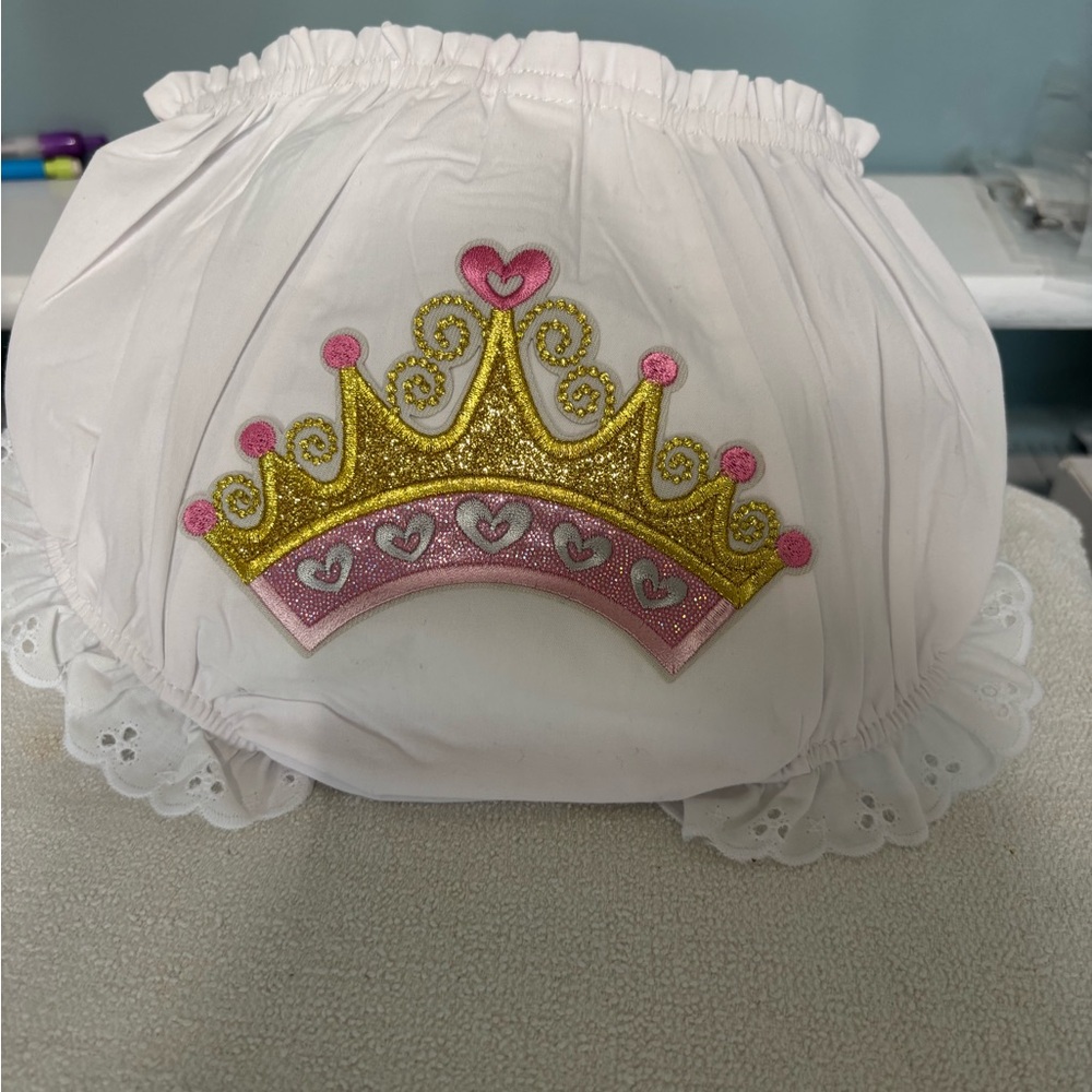Kids Crown Design Diaper Cover